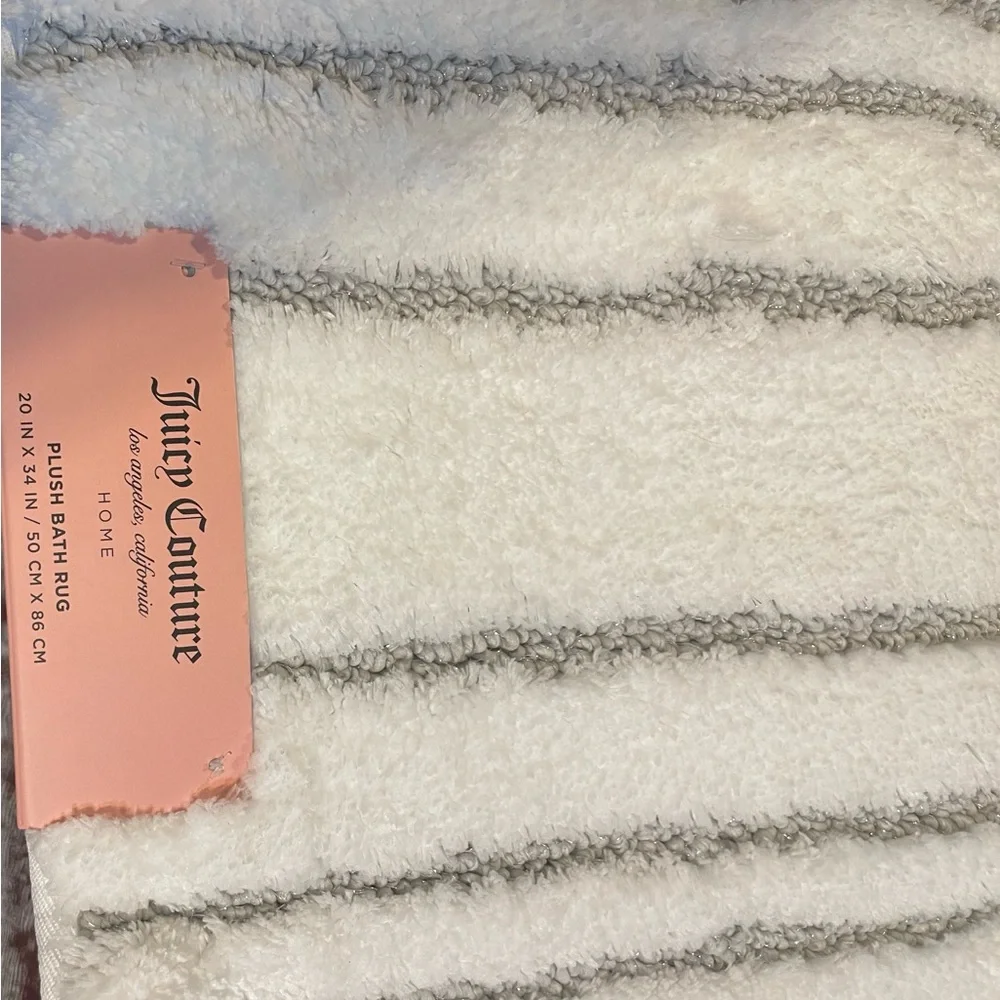 Juicy Couture bath rug, NWT
